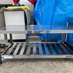 【中古】ステンレス作業台（ガス台）　W1150×D600×H500