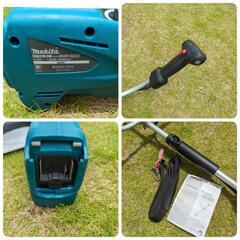 【取引中】MAKITA 充電 バッテリー式 草刈り機 MUR142UD 本体 ストラップ 説明書 マキタ 電動 工具 充電式草刈機の画像