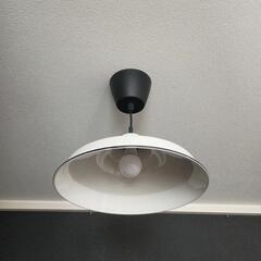 【6月12日迄】IKEAシーリングライト　ホワイト電球付き