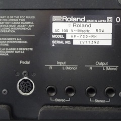 電子ピアノ　88鍵　Roland  HP-7SD-MHの画像