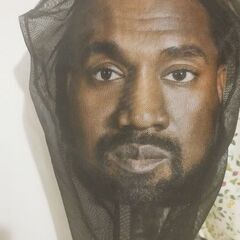 高品質プリント採用　マスク　ジョークグッズ Kanye West...