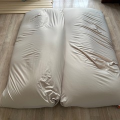 Yogibo double ヨギボーダブル マックス2個 新品専用カバー付きの画像