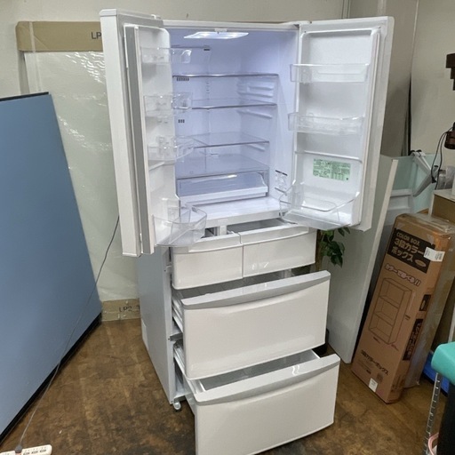 R736 ☀️ ジモティー限定価格！HITACHI 冷蔵庫 (505L / 観音開き) 18年製  R-F51M2 ⭐ 動作確認済 ⭐
