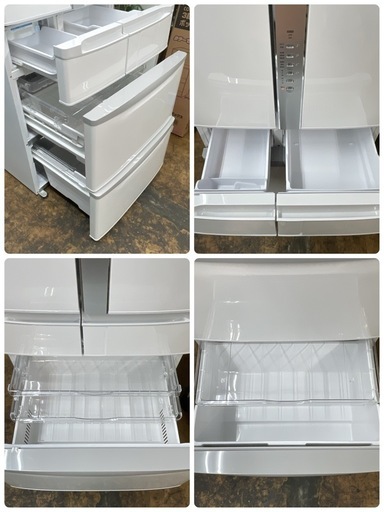R736 ☀️ ジモティー限定価格！HITACHI 冷蔵庫 (505L / 観音開き) 18年製  R-F51M2 ⭐ 動作確認済 ⭐