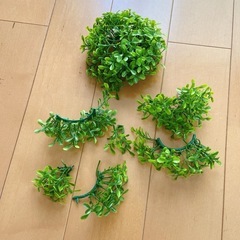 フェイクグリーンボール 12点セット インテリア 植物の画像