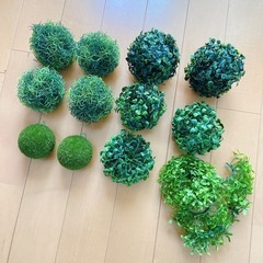 フェイクグリーンボール 12点セット インテリア 植物