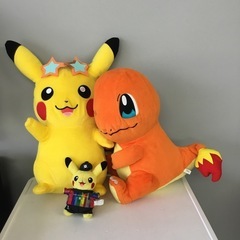 🔥ポケットモンスター🔥（ポケモン） 人気ぬいぐるみ　ピカチュウ　...