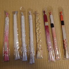 【未使用】羽織紐　8本あります　綺麗ですね～