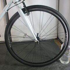 E340★23800円★整備済み クロスバイク中古自転車 【ミヤタ　TRYCROSS　白　46㎝　アルミフレーム　】の画像