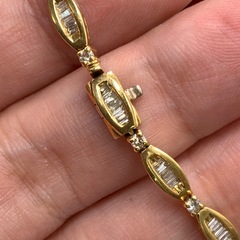 K18 ダイヤ　ブレスレット　1.6ct 約18cm 11.5gの画像