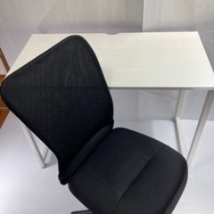 家具 オフィス用家具 机 イス セットの画像