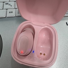 小型イヤホンBluetooth ケースと片耳(左)の画像