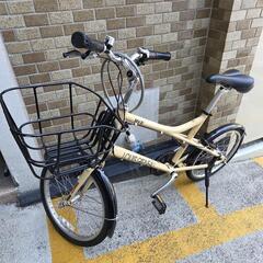 ルイガノ　自転車20インチ　アイボリー