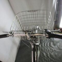 E347　★美品★　限定特価★ 中古自転車 【マルイシ　フォーメーション　27インチ　シルバー】の画像