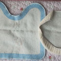 トイレカバー、マットセット(青)の画像