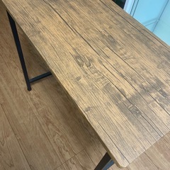 木目調デスク 折りたたみ式