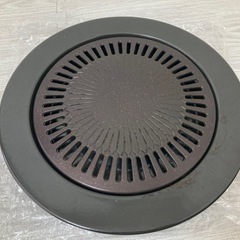 焼肉グリルプレート丸型 33cm 卓上カセットコンロ専用 BBQ 大判サイズ 軽の画像