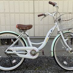 子ども用自転車（女の子）　２２インチ　SAIMOTO　スターダストJrの画像
