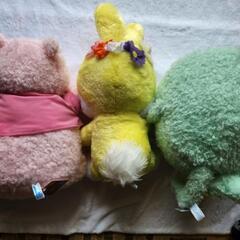ディズニー　ぬいぐるみ　プーさん、バニー、マイクの画像