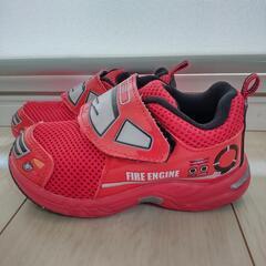 🚒トミカ🚒 消防車 美品 靴 16cmの画像