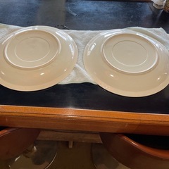 直径32cm大皿2枚セット中古品の画像