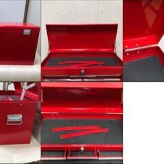 ツールボックス 2点セット 中古 4段6引出し 鍵付き 　250604-5 ツールボックス 2点セット 中古 4段6引出し 鍵付き 250604-5