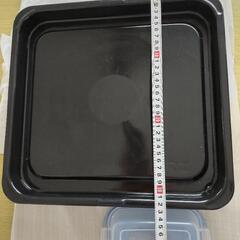 東芝オーブンレンジ用 角トレー皿２枚  グリル用網の画像