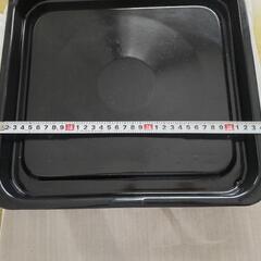 東芝オーブンレンジ用 角トレー皿２枚  グリル用網の画像