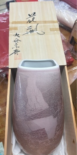 花瓶　九谷宗秀