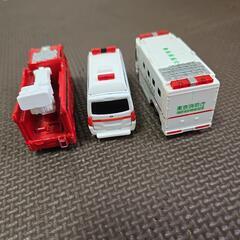 トミカ TOMICA  救急車 消防車セットの画像