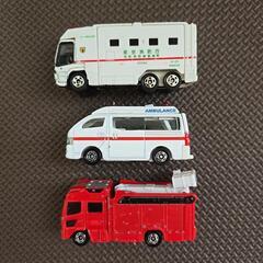 トミカ TOMICA  救急車 消防車セットの画像