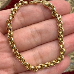 14K ロールチェーン　ブレスレット　5.4g