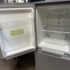 シャープ SHARP 冷蔵庫(幅49.5cm) 152L つけかえどっちもドア 2ドア シルバーSJ-D15G-Sの画像