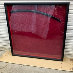 ユニフォーム額 1m×1m アクリル板入り 前開き ユニフォーム...