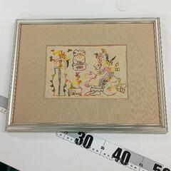 0604-061 額縁入り　美術品の画像