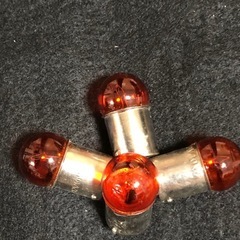 オートバイ　バイク　ウィンカー電球　12v /10w 4個セット　オレンジレンズの画像
