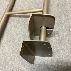 J7H2207 アロン化成 玄関 上がりかまち用手すり KM-300L ブラウン 長い脚は長さ調節可 手摺 てすり 介護支援 玄関段差 日本製の画像