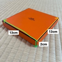 【HERMES】外箱｜13×13×2cmの画像