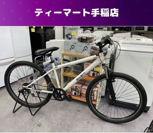 REIN ROTS マウンテンバイク 26インチ 6段変速 ホワイト フロント