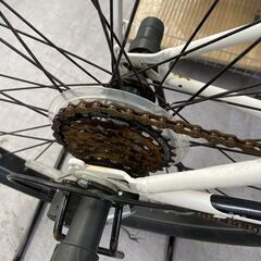 REIN ROTS マウンテンバイク 26インチ 6段変速 ホワイト フロントサスペンション 自転車 札幌市手稲区の画像