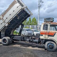 4tダンプ　ファームダンプ　日産　コンドル　エアコン付レトロ　まだまだ現役　の画像