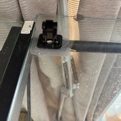 【無料】 L字型ガラスデスクゆずります。の画像