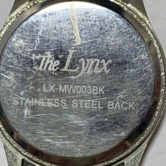 the lynx　腕時計 本革ベルトの画像