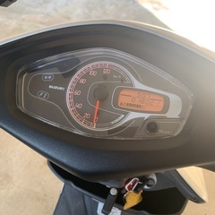 三重県　志摩市　スズキ　アドレスV125S ホワイト　リアキャリア付　スクーター　実働車　の画像