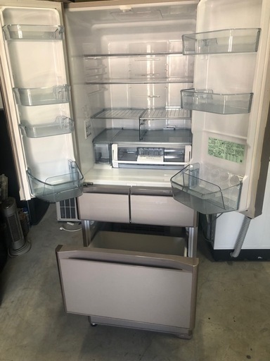 NO B270 ?福岡市内配送設置無料✨?R-XG4300H-XN 冷蔵庫 真空チルドXG 