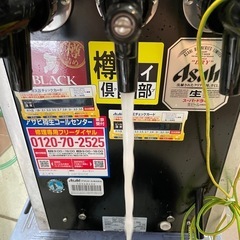 2019年製 引取限定 簡易動作確認　ホシザキ 業務用 生ビールディスペンサー ビアサーバー ビールサーバー 3口 トリプル 卓上 DBF-G45TA の画像