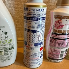 洗濯洗剤、柔軟剤
の画像