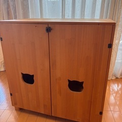猫ちゃん用トイレケース