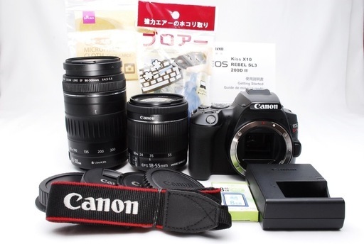 Canon Kiss X10 ダブルレンズ 300mm望遠付き Wi-Fi