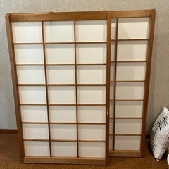 障子　レトロ　建具　4枚